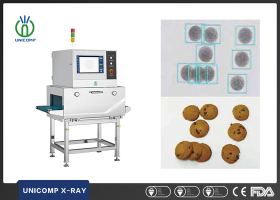 乾燥したパックの食品汚染の点検のためのUnicompの食糧X光線の検査システムの自動除波器