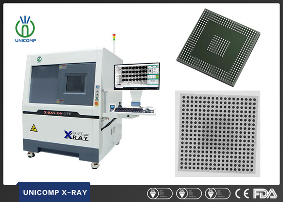 PCBA BGA QFNのためのUnicomp AX8200MAX 2.5D X光線機械自動測定