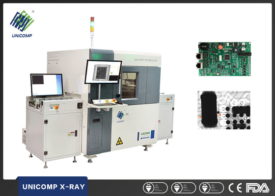 灰色のUnicomp X光線の検出装置、BGAの無効の点検機械220AC/50Hz