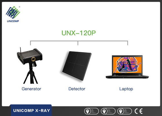 UNX-120Pの爆薬の武器を検出する携帯用レントゲン写真術のUnicomp X光線システム