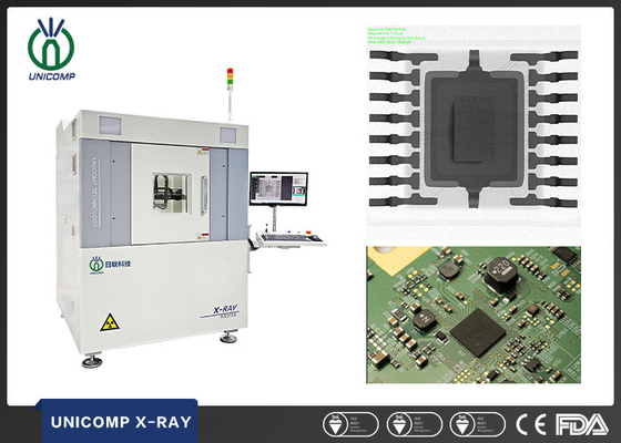 UnicompのSMT PCBA CPU ICのはんだ付けする質の点検のためのオフ・ラインの高い浸透のmicrofocus 130kV Xray機械AX9100