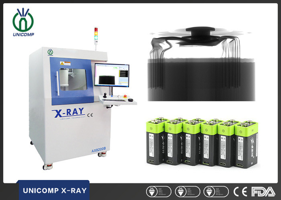 Lithium Batteryの細胞のコイル巻線のmisalighmentの点検のためのオフ・ライン5um microfocus X光線機械AX8200B
