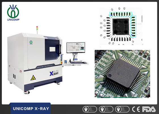 破片の内部の欠陥の点検のための90KV microfocus 2.5DのX線の検査システムのUnicompの工場供給
