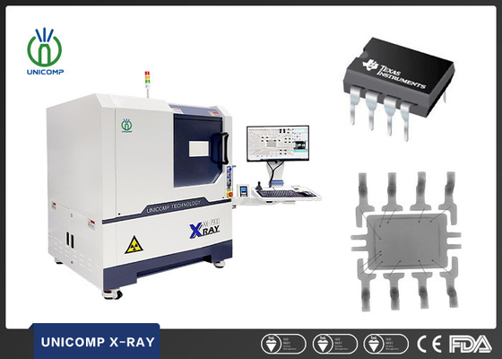 AX7900 Unicomp X 光線機械 SMT BGA QFN IC の点検のための 5 ミクロンの焦点の点の閉じた管