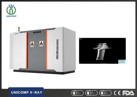 高解像度X線トモグラフィーマシン Unicomp UNCT3200 エンジンブレード非破壊試験用