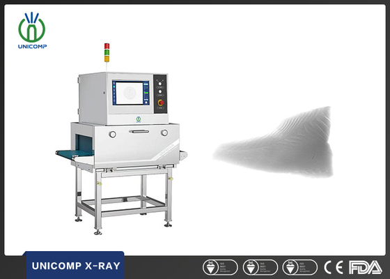 超高性能X線検査システム Unicomp UNX4015N サロンと魚の内部にある骨について