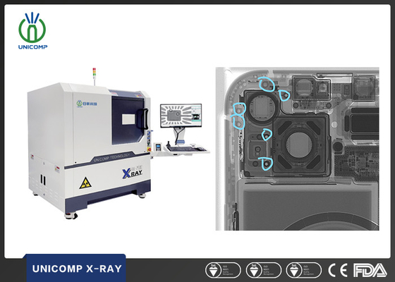 Unicomp AX7900 高仕様 2D 2.5D 携帯電話検査と亀裂検査用X線機器