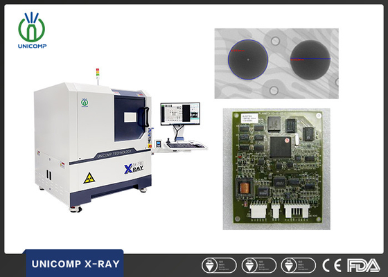 90kv X Ray マシン 高解像度 Unicomp AX7900 5umチューブ用 BGA結合ワイヤの曲率試験