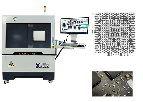 点検効果のための±60°を傾けることの機能のAX8200max PCB X光線機械90kV