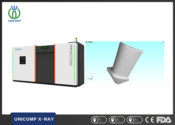 Unicomp UNCT3200 高解像度450KV 3DCT/コンピュータトモグラフィーシステム エンジンブレード鋳造物孔隙性分析