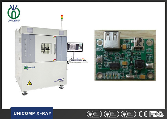 6つの軸線の動きが付いているBGA QFN Unicomp X光線の検査システム130KV