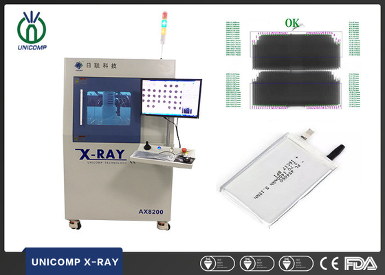 リチウム電池のためのFDA 0.8KW X光線の点検機械FPD