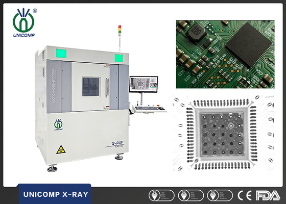 CNCのPCBA BGA CSP QFNの退潮はんだ付けする質のためのプログラミングのX線装置とのUnicomp AX9100の自動測定